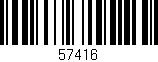 Código de barras (EAN, GTIN, SKU, ISBN): '57416'