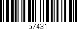 Código de barras (EAN, GTIN, SKU, ISBN): '57431'