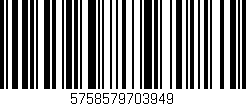 Código de barras (EAN, GTIN, SKU, ISBN): '5758579703949'