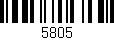 Código de barras (EAN, GTIN, SKU, ISBN): '5805'