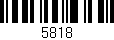 Código de barras (EAN, GTIN, SKU, ISBN): '5818'