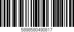 Código de barras (EAN, GTIN, SKU, ISBN): '5898580490817'