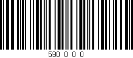 Código de barras (EAN, GTIN, SKU, ISBN): '590_0_0_0'