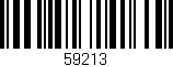 Código de barras (EAN, GTIN, SKU, ISBN): '59213'