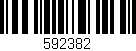 Código de barras (EAN, GTIN, SKU, ISBN): '592382'