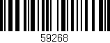 Código de barras (EAN, GTIN, SKU, ISBN): '59268'