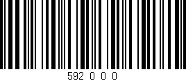 Código de barras (EAN, GTIN, SKU, ISBN): '592_0_0_0'
