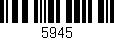Código de barras (EAN, GTIN, SKU, ISBN): '5945'