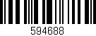 Código de barras (EAN, GTIN, SKU, ISBN): '594688'