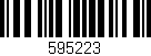 Código de barras (EAN, GTIN, SKU, ISBN): '595223'