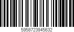 Código de barras (EAN, GTIN, SKU, ISBN): '5958723945632'