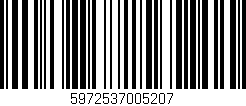 Código de barras (EAN, GTIN, SKU, ISBN): '5972537005207'