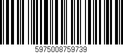 Código de barras (EAN, GTIN, SKU, ISBN): '5975008759739'