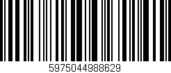 Código de barras (EAN, GTIN, SKU, ISBN): '5975044988629'