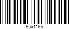 Código de barras (EAN, GTIN, SKU, ISBN): '5pk1165'