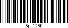 Código de barras (EAN, GTIN, SKU, ISBN): '5pk1250'