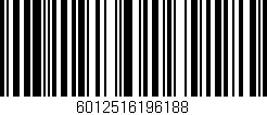 Código de barras (EAN, GTIN, SKU, ISBN): '6012516196188'
