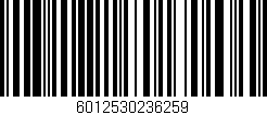 Código de barras (EAN, GTIN, SKU, ISBN): '6012530236259'