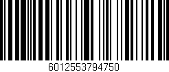 Código de barras (EAN, GTIN, SKU, ISBN): '6012553794750'