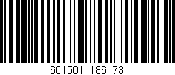 Código de barras (EAN, GTIN, SKU, ISBN): '6015011186173'