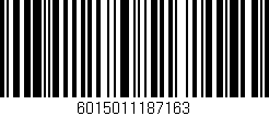 Código de barras (EAN, GTIN, SKU, ISBN): '6015011187163'