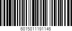 Código de barras (EAN, GTIN, SKU, ISBN): '6015011191146'
