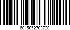 Código de barras (EAN, GTIN, SKU, ISBN): '6015052783720'