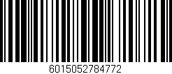 Código de barras (EAN, GTIN, SKU, ISBN): '6015052784772'
