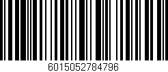 Código de barras (EAN, GTIN, SKU, ISBN): '6015052784796'