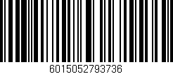 Código de barras (EAN, GTIN, SKU, ISBN): '6015052793736'