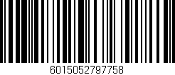 Código de barras (EAN, GTIN, SKU, ISBN): '6015052797758'