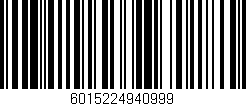 Código de barras (EAN, GTIN, SKU, ISBN): '6015224940999'