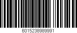 Código de barras (EAN, GTIN, SKU, ISBN): '6015238989991'
