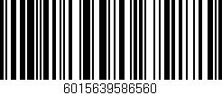 Código de barras (EAN, GTIN, SKU, ISBN): '6015639586560'
