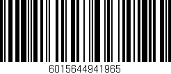 Código de barras (EAN, GTIN, SKU, ISBN): '6015644941965'