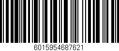 Código de barras (EAN, GTIN, SKU, ISBN): '6015954687621'