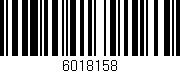 Código de barras (EAN, GTIN, SKU, ISBN): '6018158'