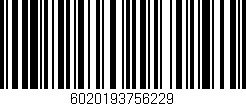 Código de barras (EAN, GTIN, SKU, ISBN): '6020193756229'