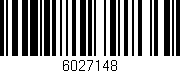 Código de barras (EAN, GTIN, SKU, ISBN): '6027148'