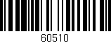 Código de barras (EAN, GTIN, SKU, ISBN): '60510'