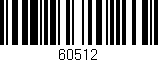Código de barras (EAN, GTIN, SKU, ISBN): '60512'
