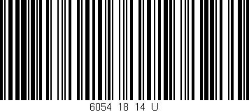 Código de barras (EAN, GTIN, SKU, ISBN): '6054_18_14_U'