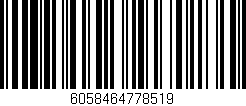 Código de barras (EAN, GTIN, SKU, ISBN): '6058464778519'