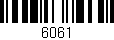 Código de barras (EAN, GTIN, SKU, ISBN): '6061'