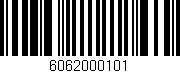 Código de barras (EAN, GTIN, SKU, ISBN): '6062000101'