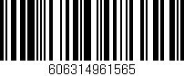 Código de barras (EAN, GTIN, SKU, ISBN): '606314961565'