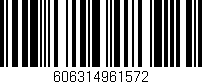 Código de barras (EAN, GTIN, SKU, ISBN): '606314961572'