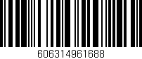 Código de barras (EAN, GTIN, SKU, ISBN): '606314961688'