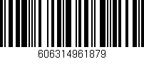 Código de barras (EAN, GTIN, SKU, ISBN): '606314961879'