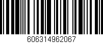 Código de barras (EAN, GTIN, SKU, ISBN): '606314962067'